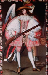 Archangel Azrael with a gun